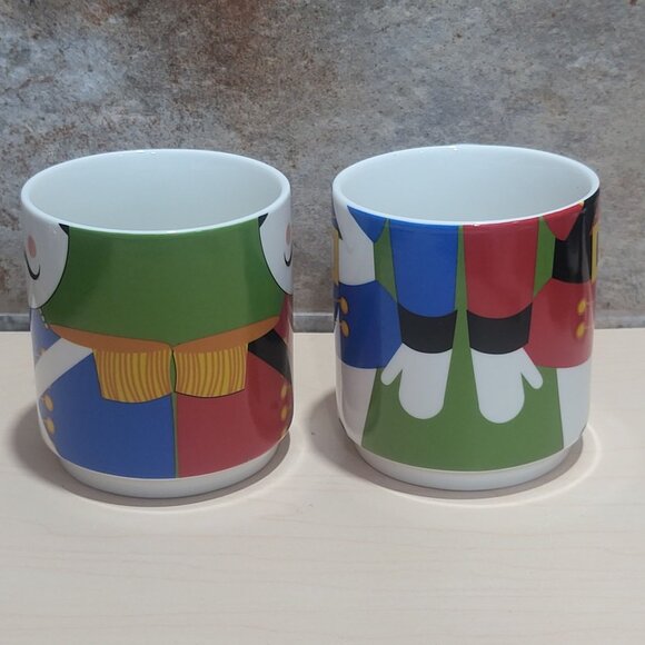 Maxwell & Williams Two Stackable Mugs Nutcracker Toy Soldier You're A Doll Coll - Picture 6 of 11